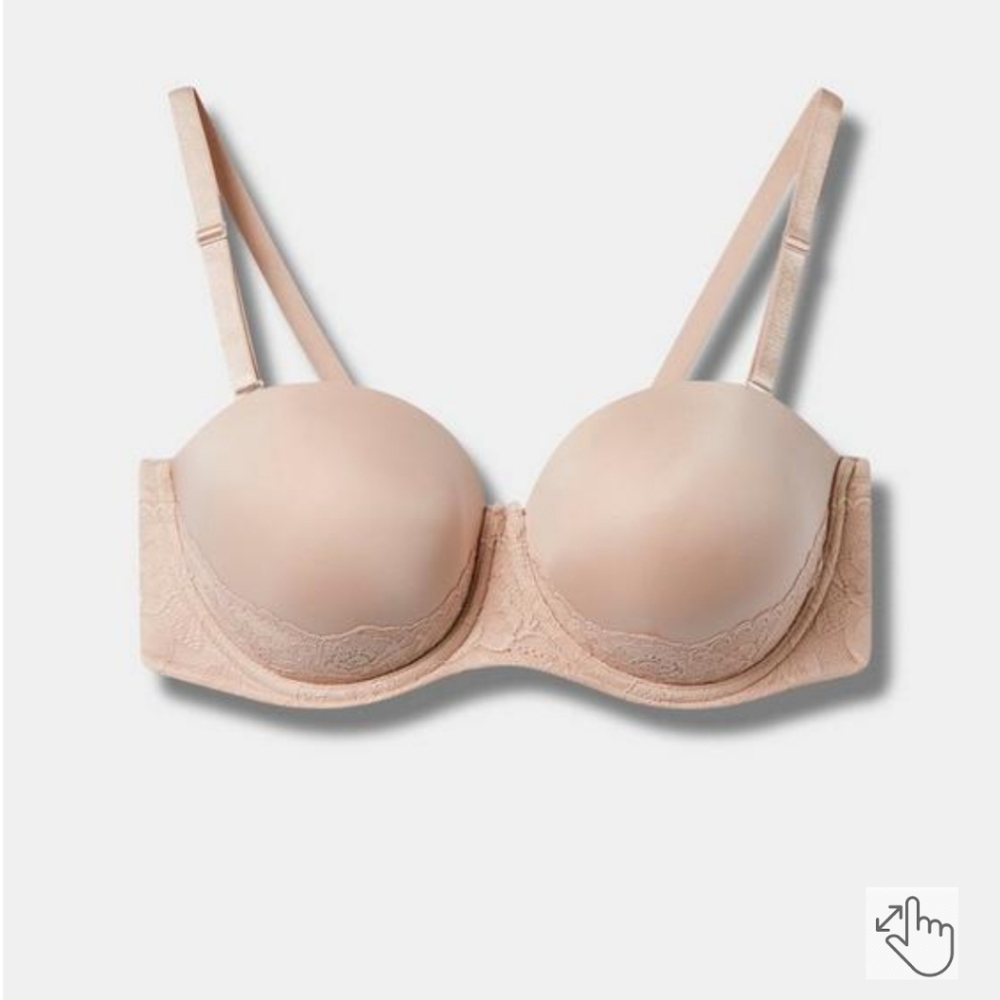 Torrid Strapless Push Up Bra